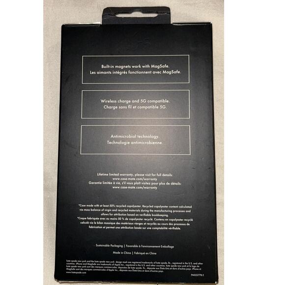 Kate Spade Protective Hardshell Case Mag Safe Apple iPhone 13/14/15 DUAL CAMERA - Picture 3 of 8